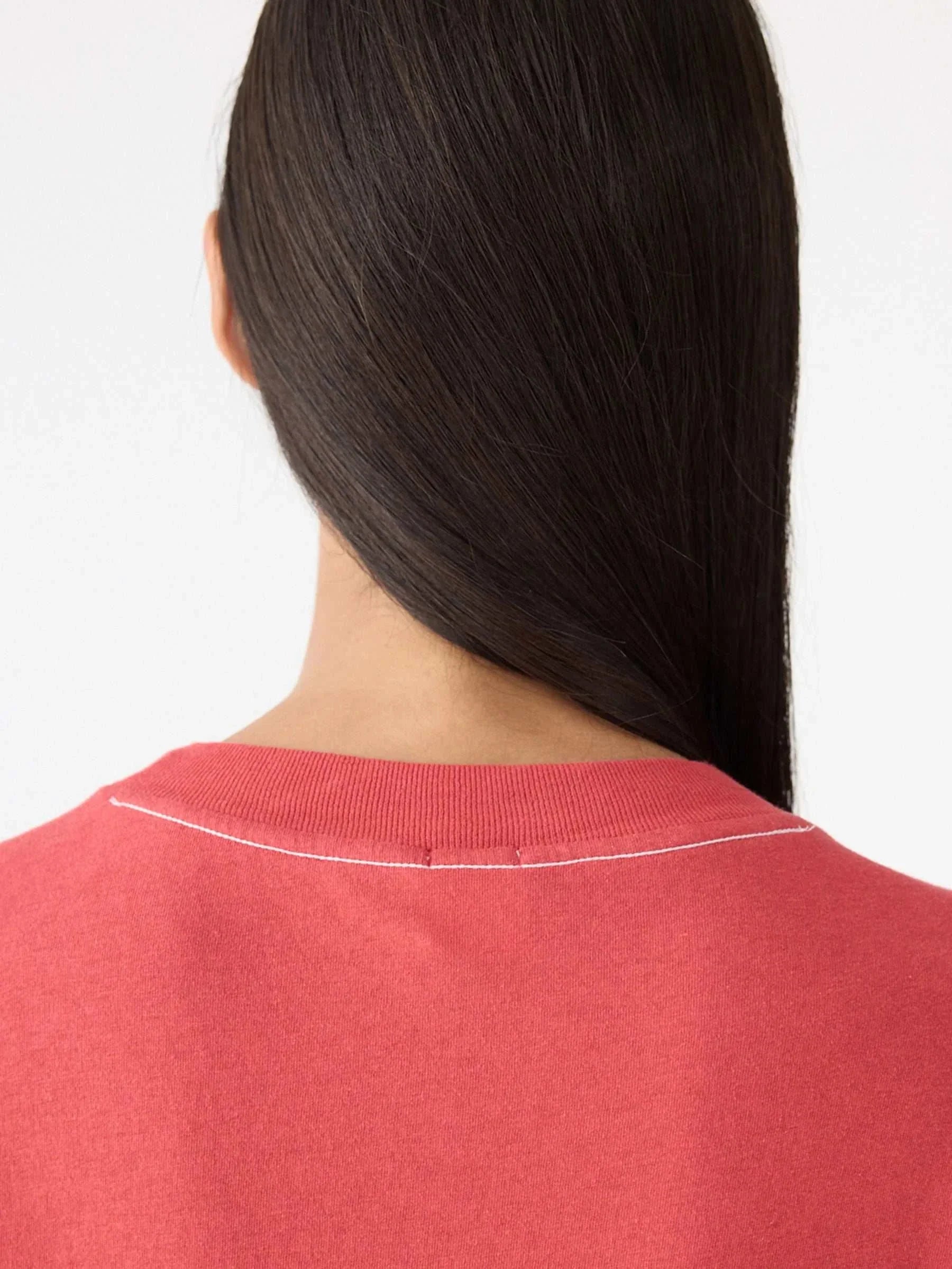 Bassike Classic T Shirt Heritage Red