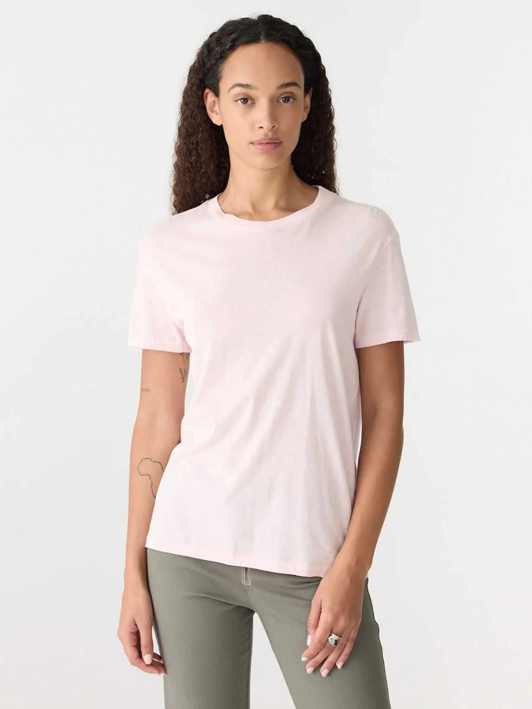 Bassike Classic TShirt Powder Pink