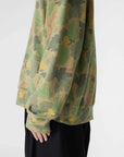 Bassike Universal Camo Fleece Sweat