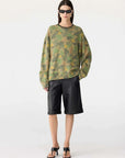 Bassike Universal Camo Fleece Sweat