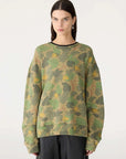 Bassike Universal Camo Fleece Sweat
