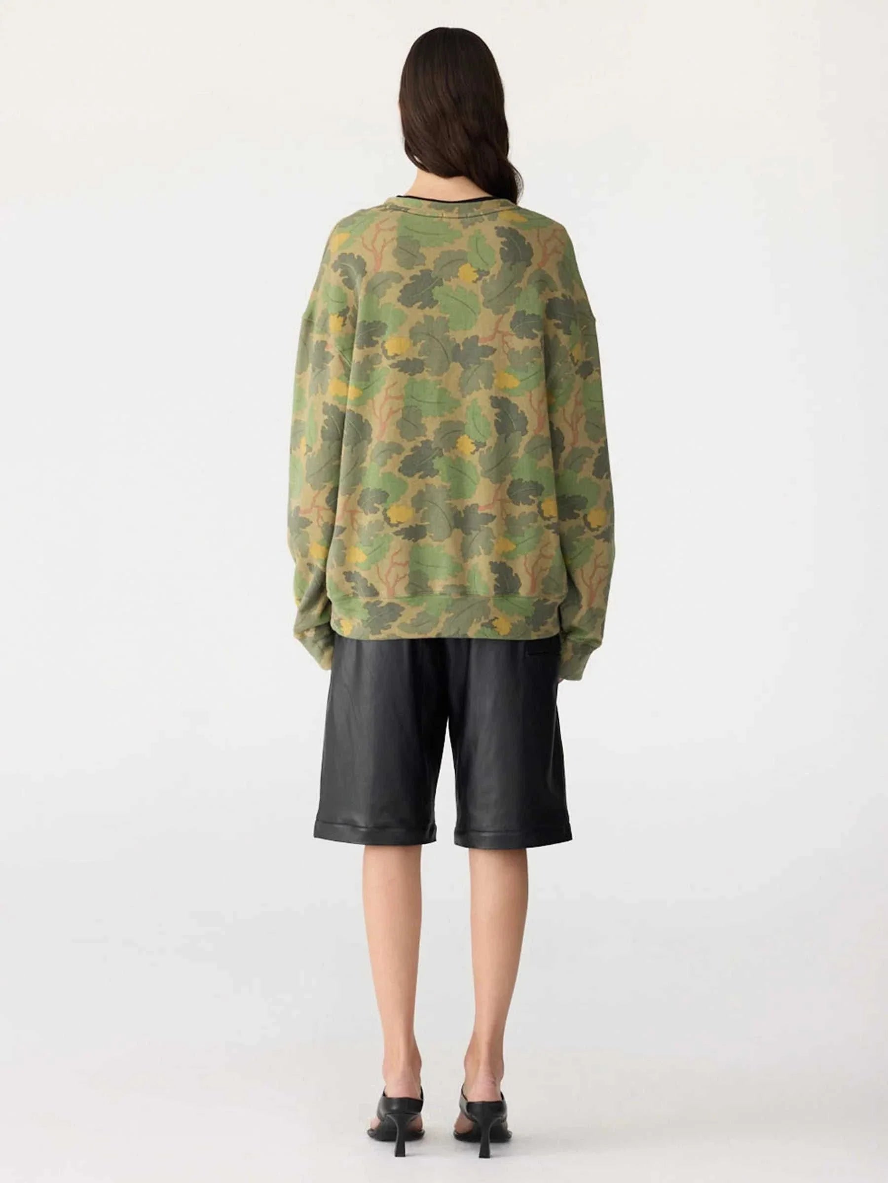 Bassike Universal Camo Fleece Sweat