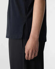 Bassike Midweight Off Shoulder Top Black