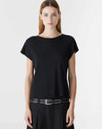 Bassike Slub Heritage T Shirt Black