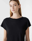 Bassike Slub Heritage T Shirt Black