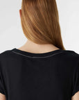 Bassike Slub Heritage T Shirt Black