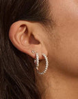 Murkani Soul Protector Earrings Medium Shell Sterling Silver