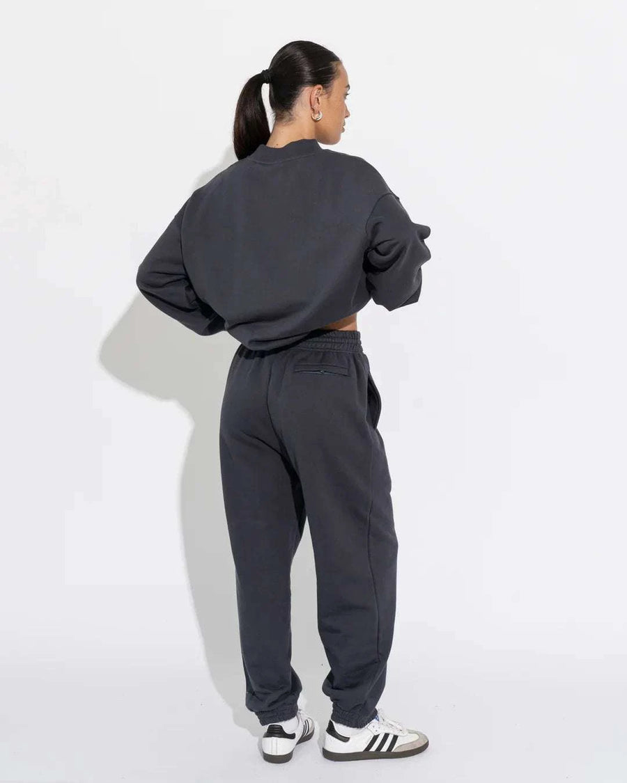 Sara Fox Drift Classic Fit Track Pant Mariner Chalk