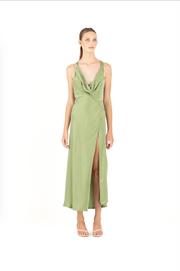 One Fell Swoop Carrie Dress Eucalyptus