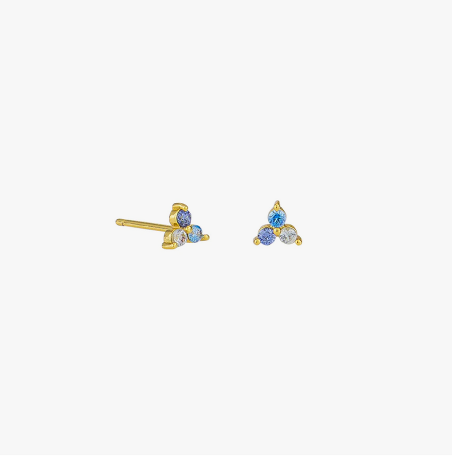 Jolie & Deen Janie Studs Blue