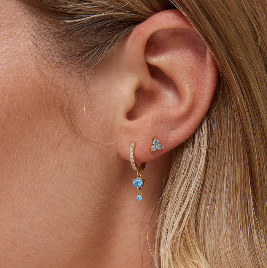 Jolie & Deen Janie Studs Blue
