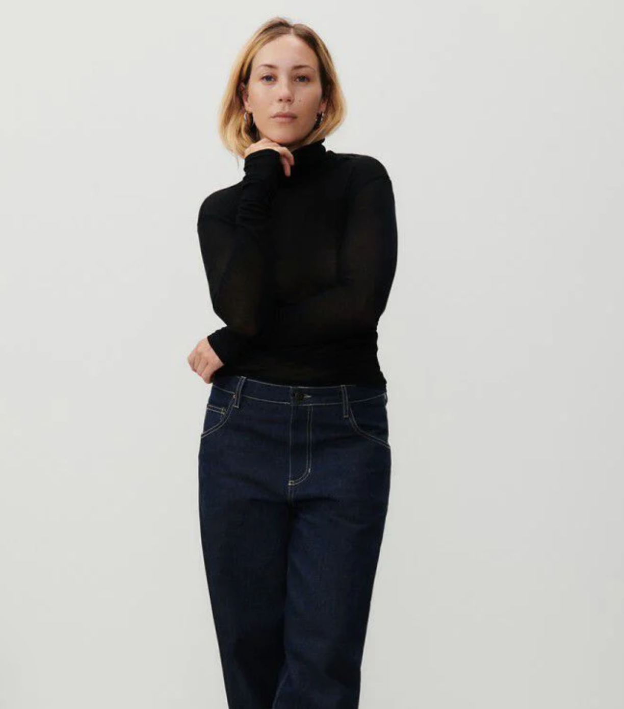 American Vintage Massachusetts Long Sleeve T/Shirt Black