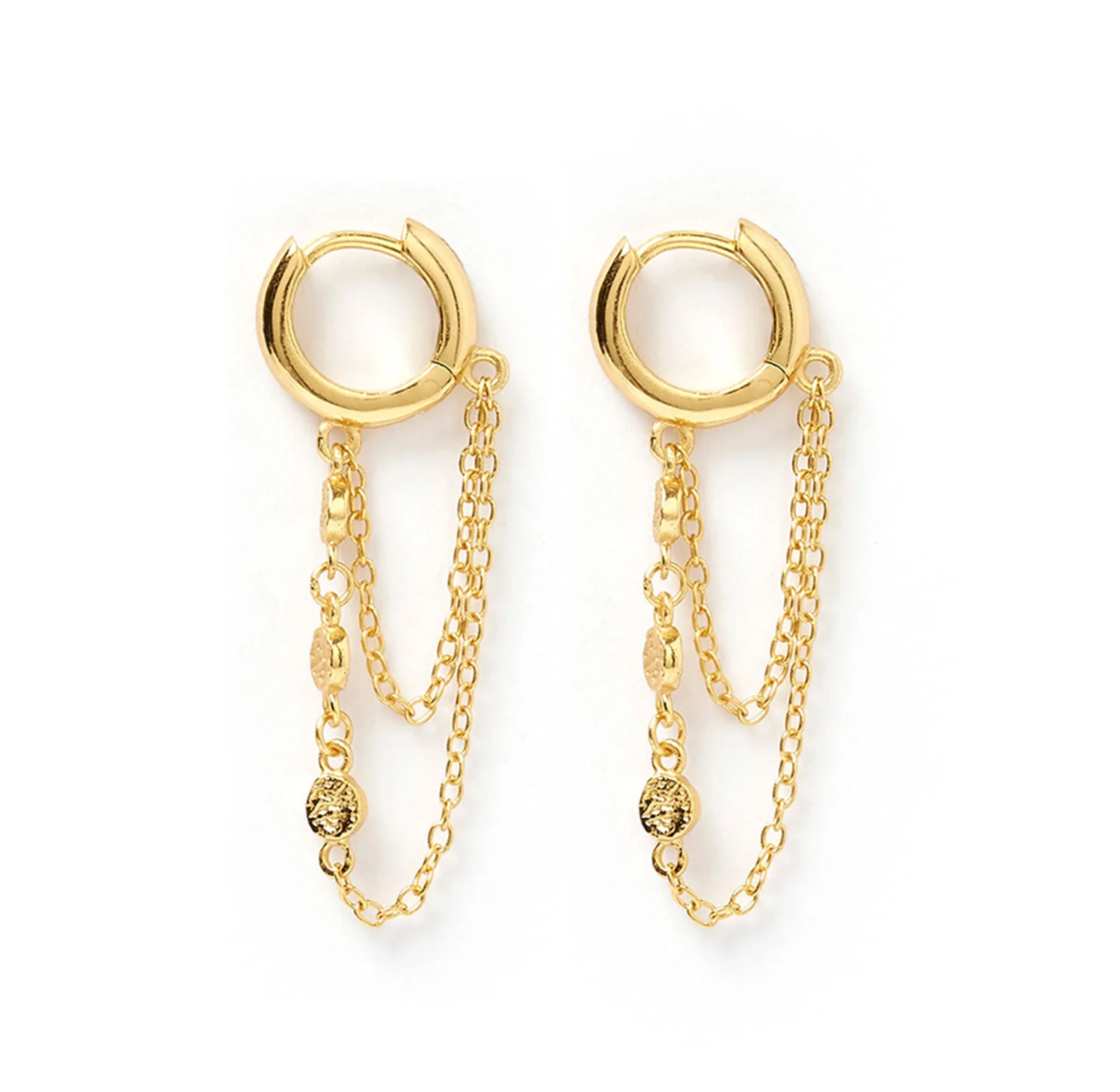 Arms Of Eve Paloma Huggie Earrings Gold