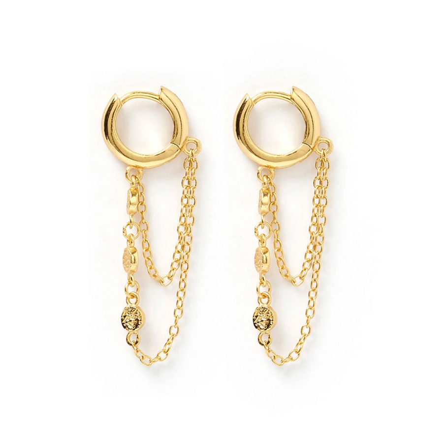 Arms Of Eve Paloma Huggie Earrings Gold