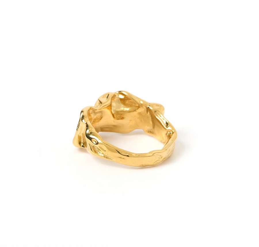 Arms Of Eve Hunter Ring Gold