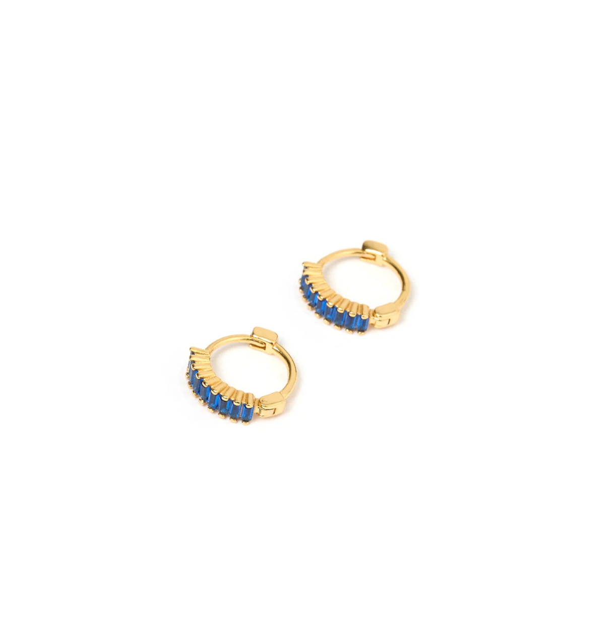 Arms Of Eve Khloe Sapphire Earrings Gold