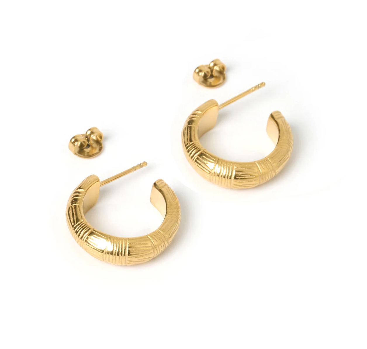 Arms Of Eve Sadie Hoop Earrings Gold 