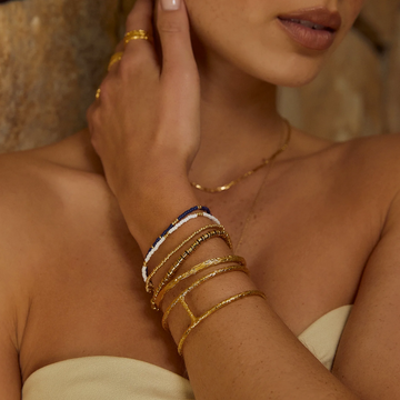 Arms Of Eve Maya Cuff Bracelet Gold