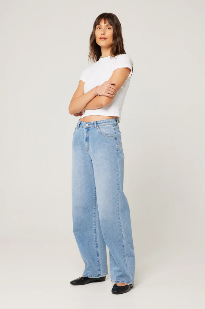 Rollas Kate Baggy 90s Vintage Blue