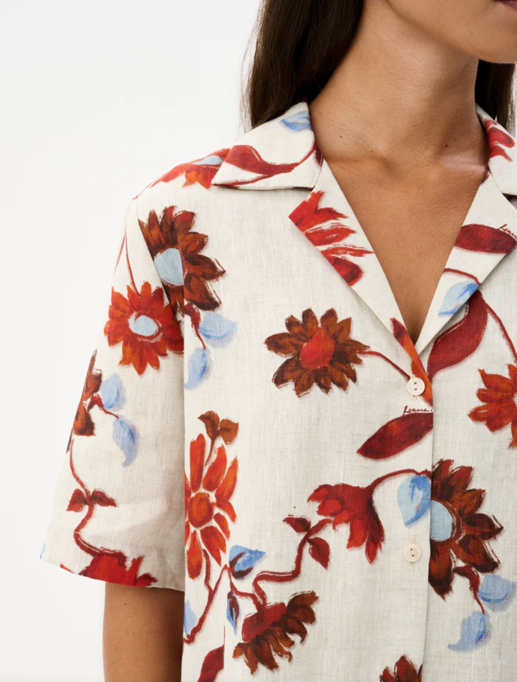 Roame Cruz Shirt Cactus Bloom Sand