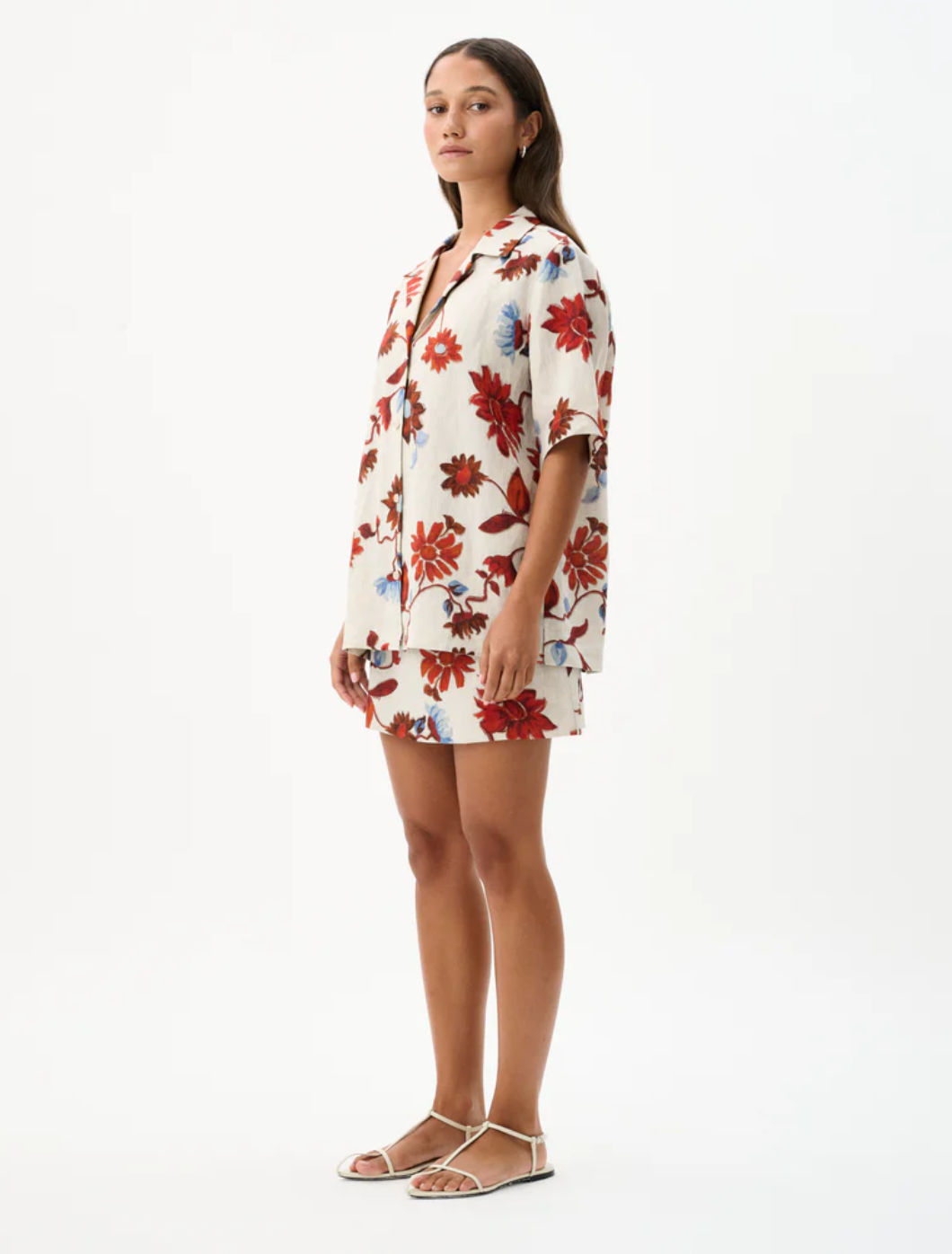 Roame Cruz Shirt Cactus Bloom Sand