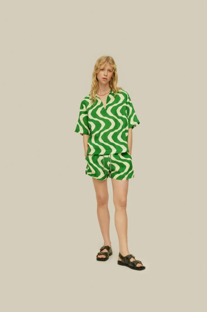 OAS Company Rippling Jaffa Linen Shirt