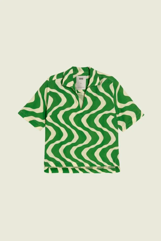 OAS Company Rippling Jaffa Linen Shirt