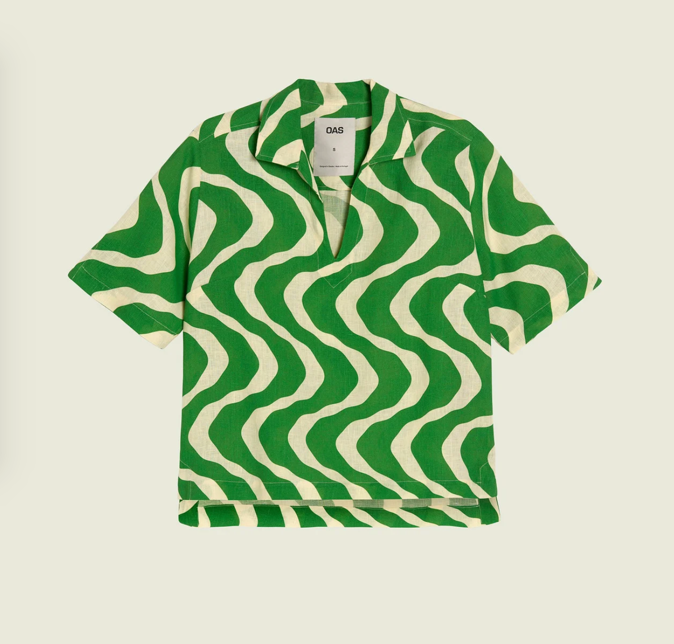 OAS Company Rippling Jaffa Linen Shirt