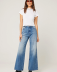 Rollas Studio Flare Real Worn Mid Vintage Blue