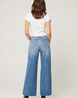 Rollas Studio Flare Real Worn Mid Vintage Blue
