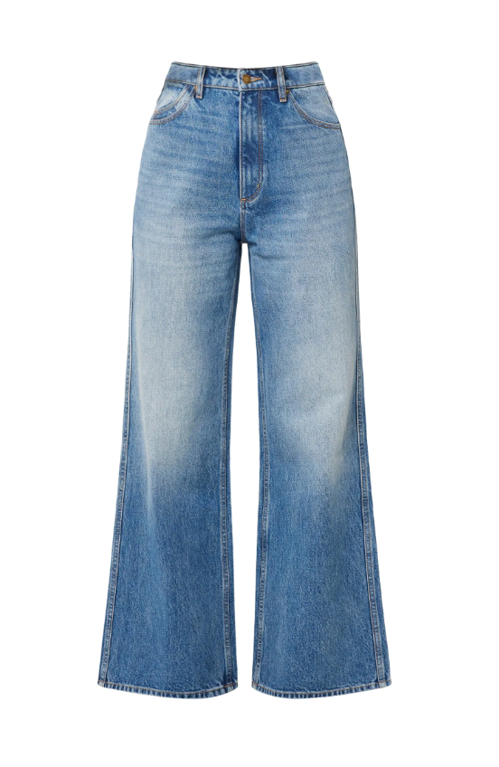 Rollas Studio Flare Real Worn Mid Vintage Blue