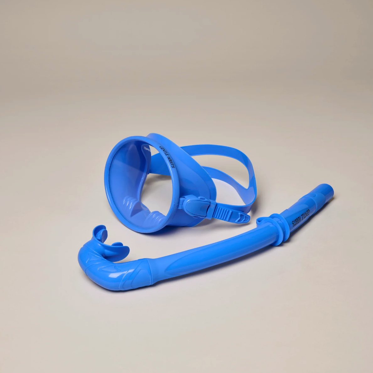 Gentle Habits Dive Mask and Snorkel Set Immersion Blue