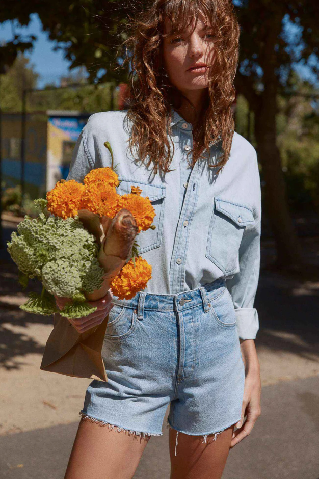 Rollas Original Short Sunshine Blue