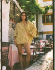 Ciao Ciao Vacation Lemon Striper Bungalow Shirt