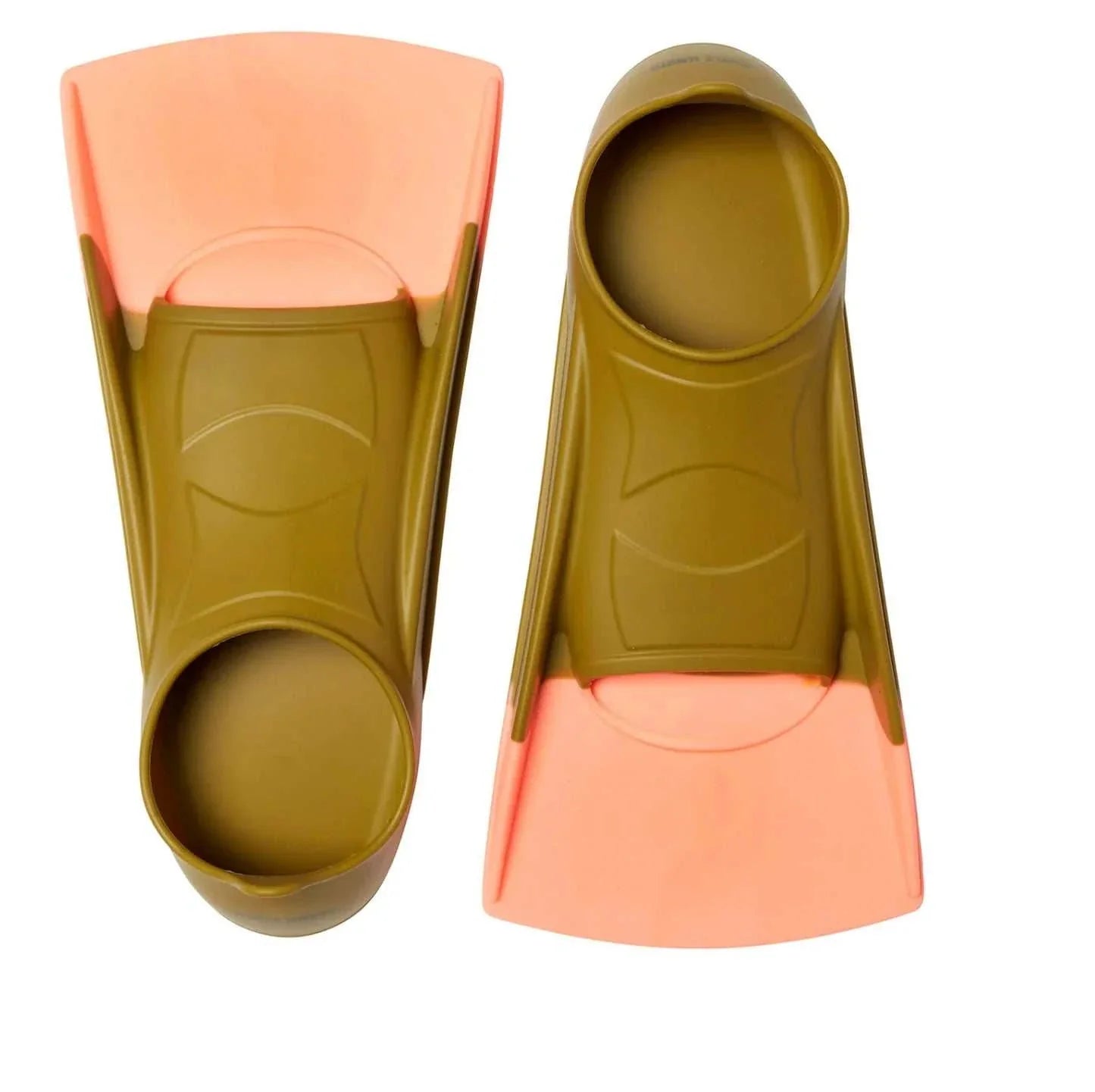 Gentle Habits Underwater Fins Khaki and Neon Pink