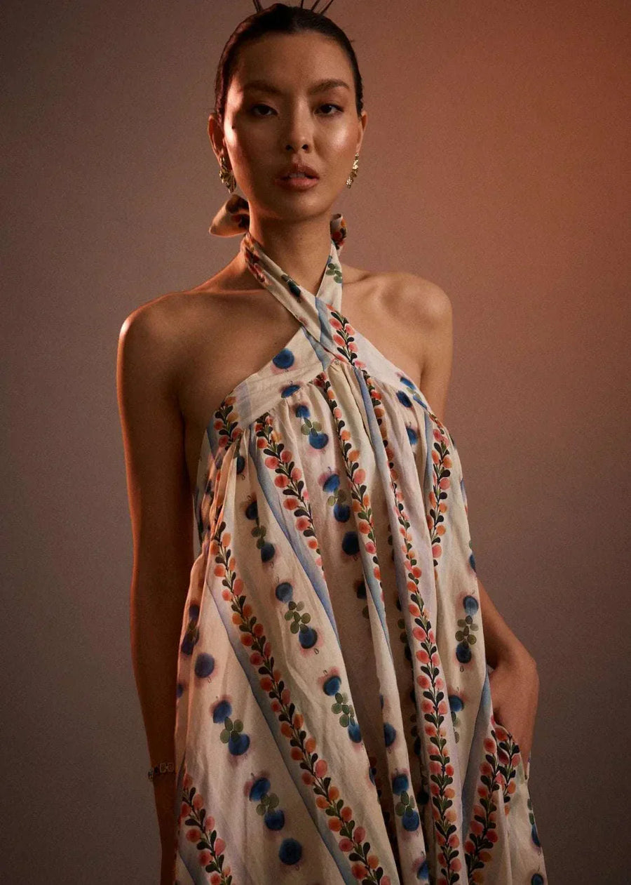 Kinga Csilla Westley Trapeze Dress