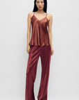 Silk Laundry Bias Cut Cami Canyon