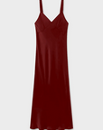 silk laundry Deco Ruched Dress Canyon