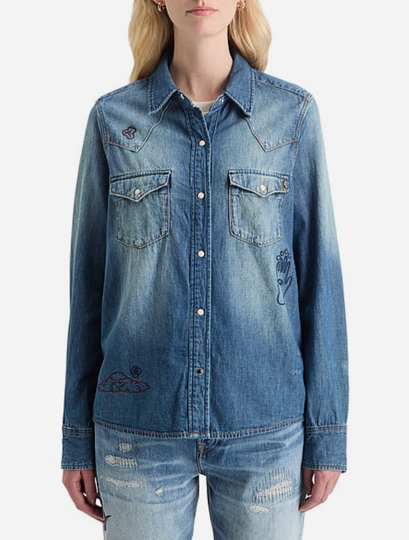 Scotch and Soda Washed Regular Denim Washed Indigo