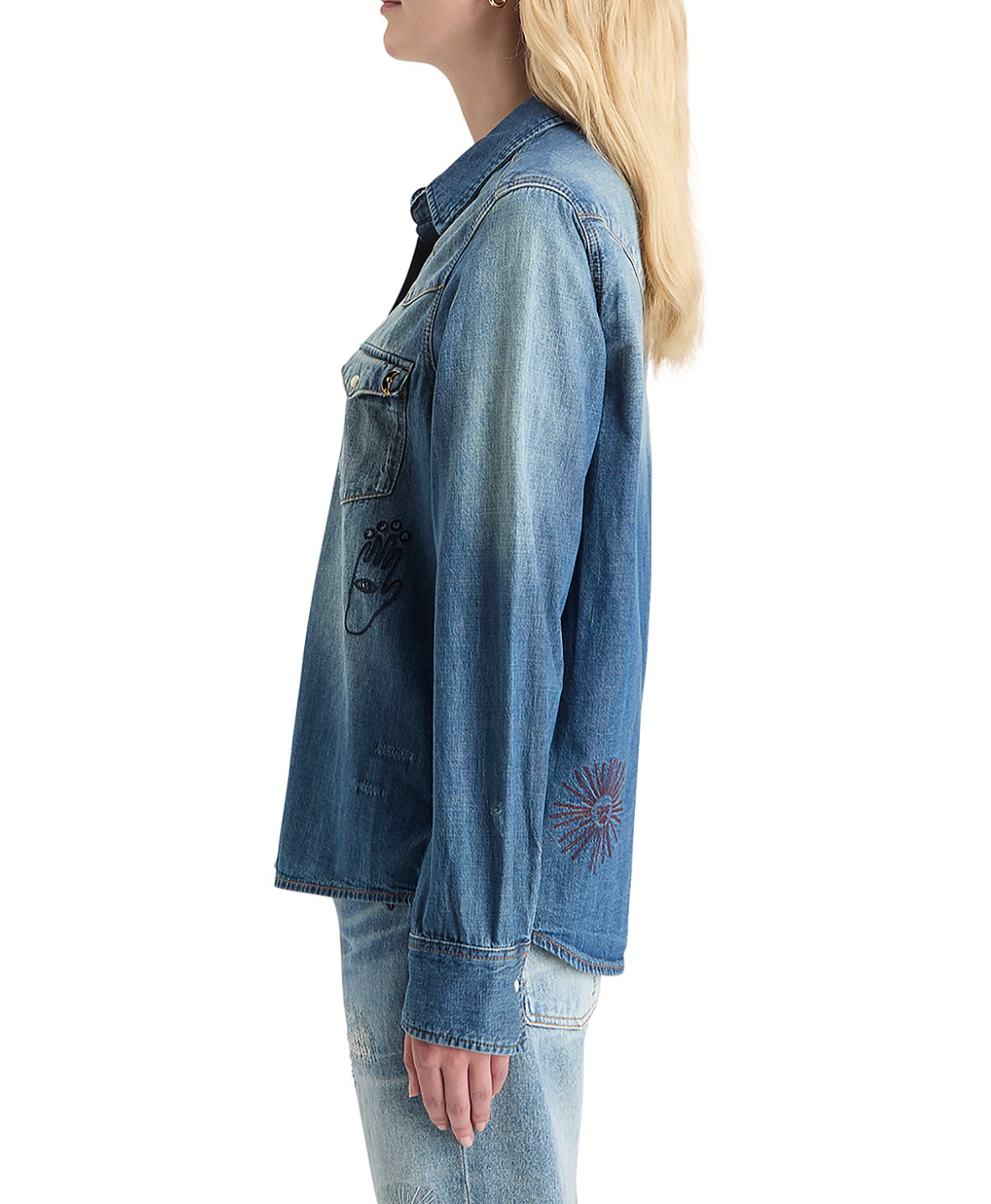 Scotch and Soda Washed Regular Denim Washed Indigo