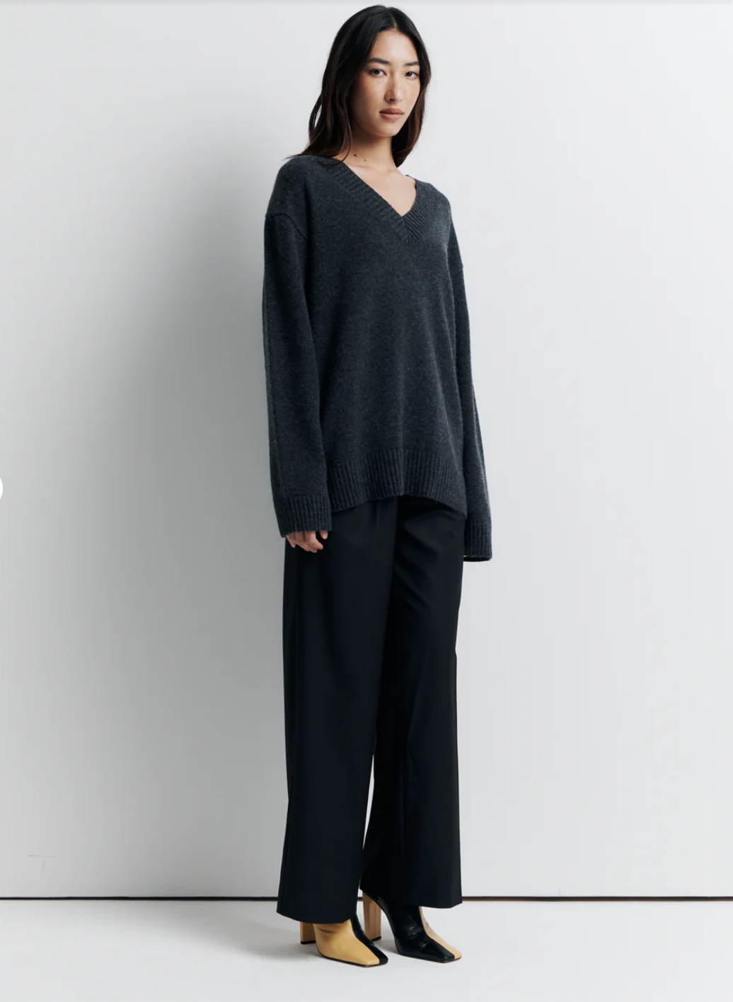 Romy Ingrid Sweater Dark Grey