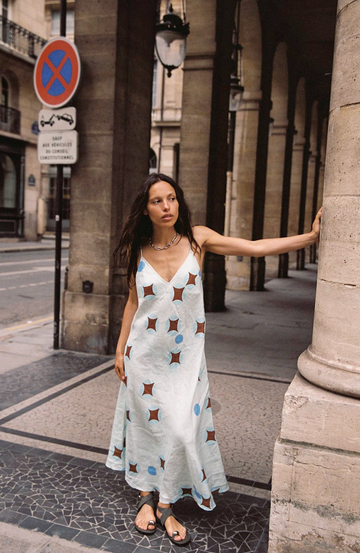 Kinga Csilla Aquarius Daje Slip Dress