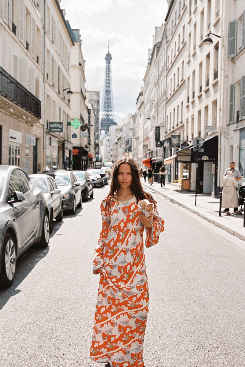 Kinga Csilla Farfella Olive Dress 