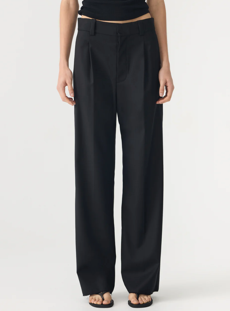 Bassike Tailored Pant Black 