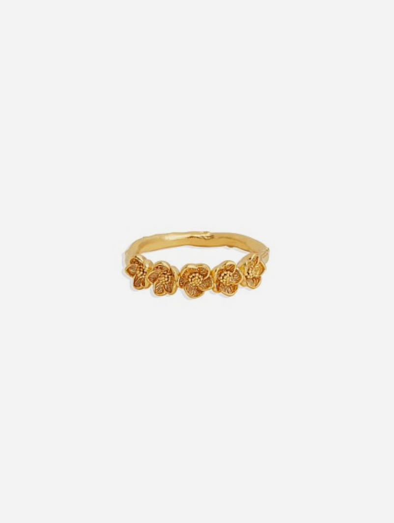 By Charlotte Bloom With Grace Ring 18k Gold Vermeil 