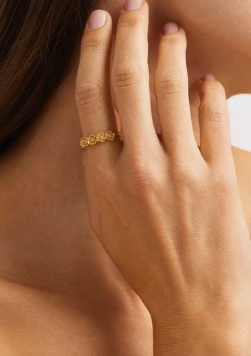 By Charlotte Bloom With Grace Ring 18k Gold Vermeil 