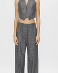 Camilla and Marc Zazu Mid Rise Pant Charcoal Marle