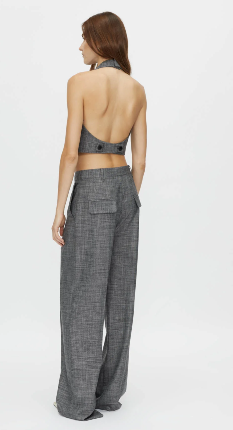 Camilla and Marc Zazu Mid Rise Pant Charcoal Marle