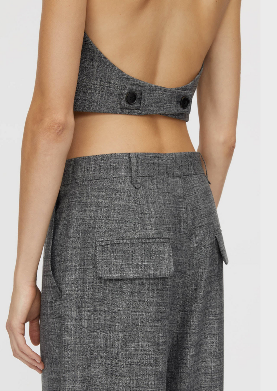 Camilla and Marc Zazu Mid Rise Pant Charcoal Marle