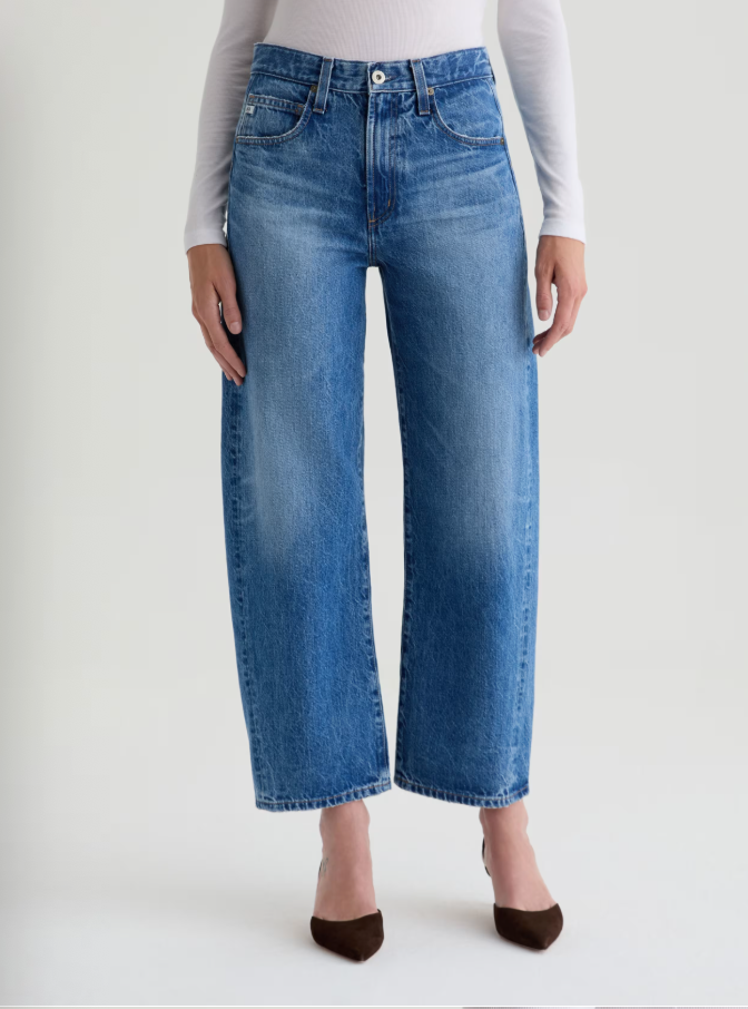 AG Hattie High Rise Barrel Candid